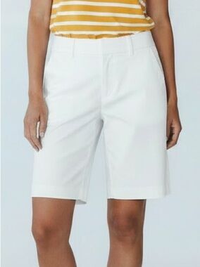 Ann Taylor Loft Classic Women's White Chino Shorts
